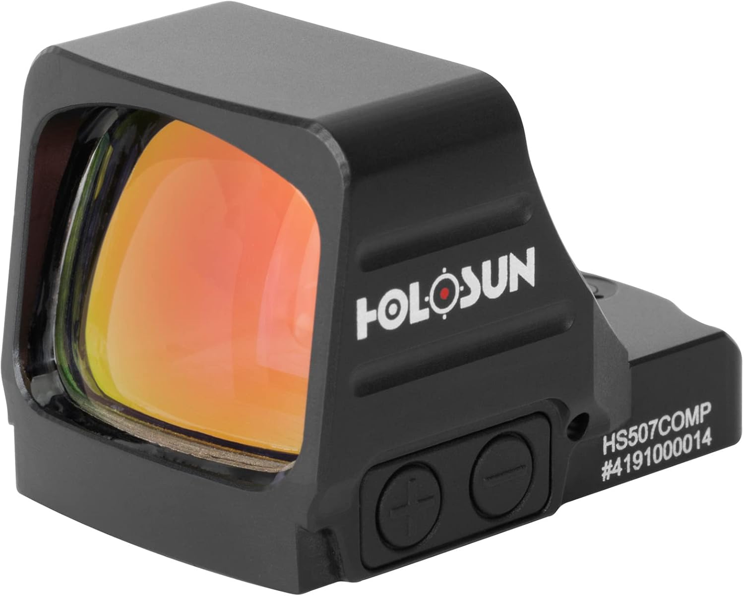 HOLOSUN 407/507COMP Series 6 MOA Dot or CRS 2 MOA Dot & 8/20/32 MOA Circle Reflex Pistol Sight with Large Objective Lens - Durable Shake-Awake Aluminum Handgun Sight