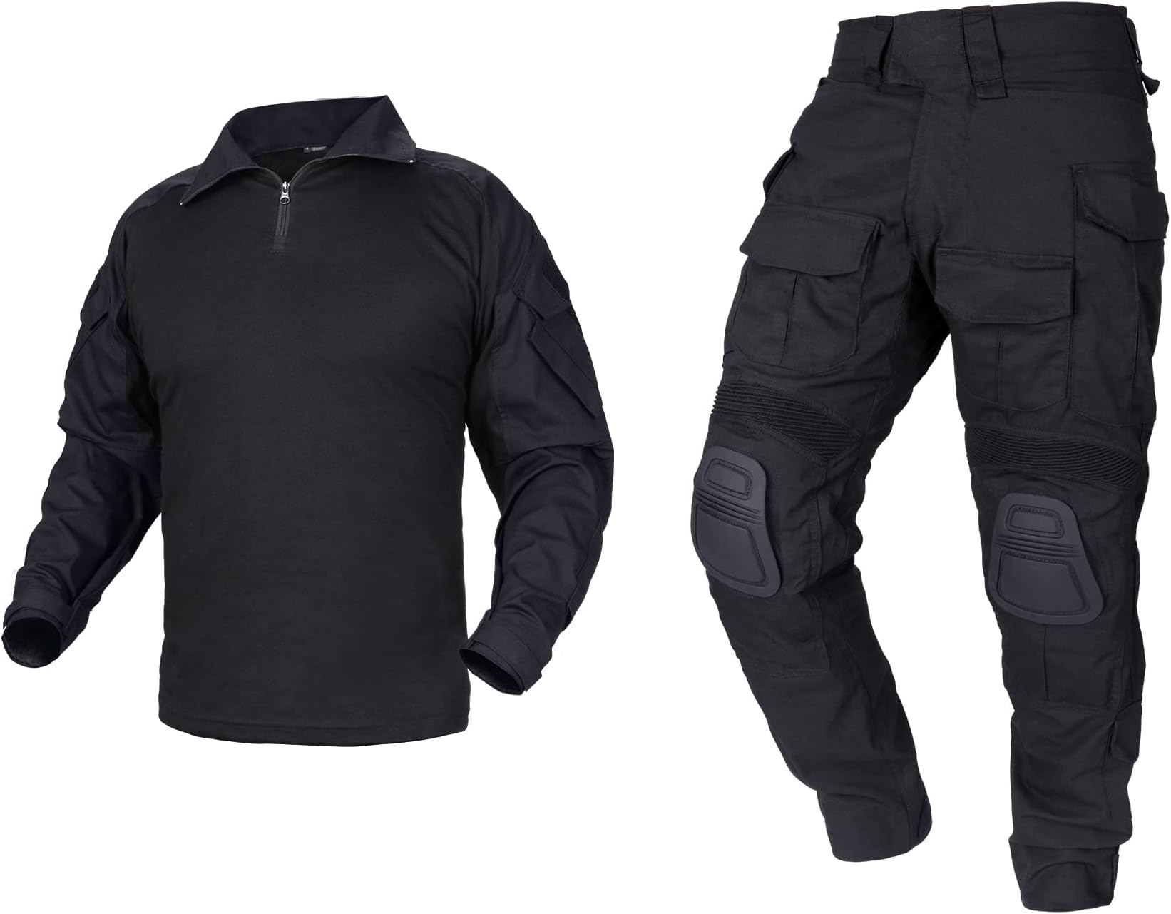 IDOGEAR Men G3 Combat Uniforms Set with Knee & Elbow Pads Camouflage Clothing