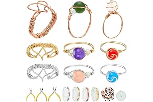 WEBEEDY Wire Wrapped Ring Making Kit