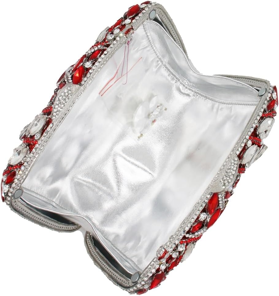 Sparkly Rhinestone Purse for Women Full Diamond Evening Clutch Bag Party Wedding Luxury Crystal Handbags