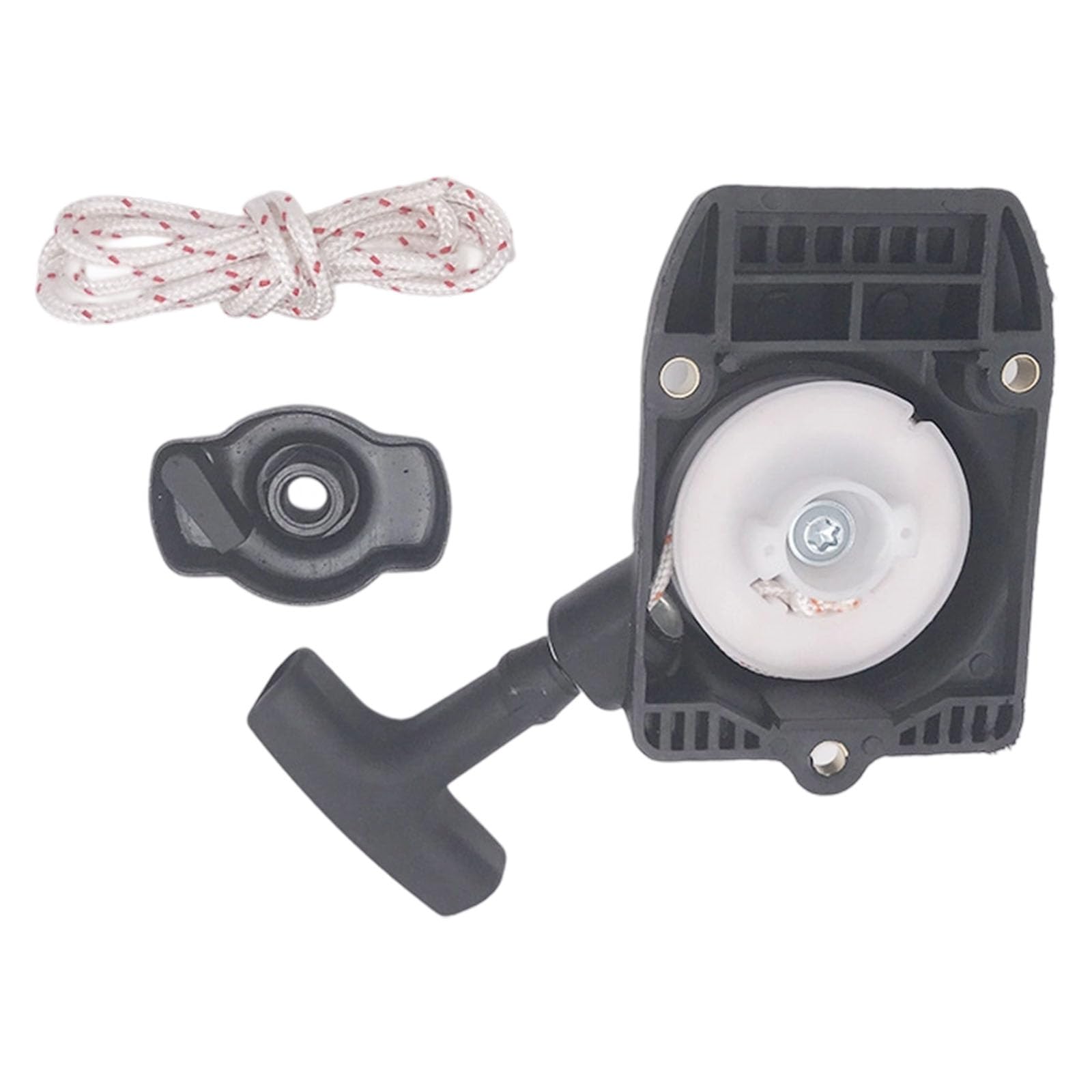 ABS Recoil Starter Assembly for FS75 FS80 FS80R FS85 FS85R Trimmers Anti Wear Materials Effortless Installation Process ABS Starter Pulley for Trimmer
