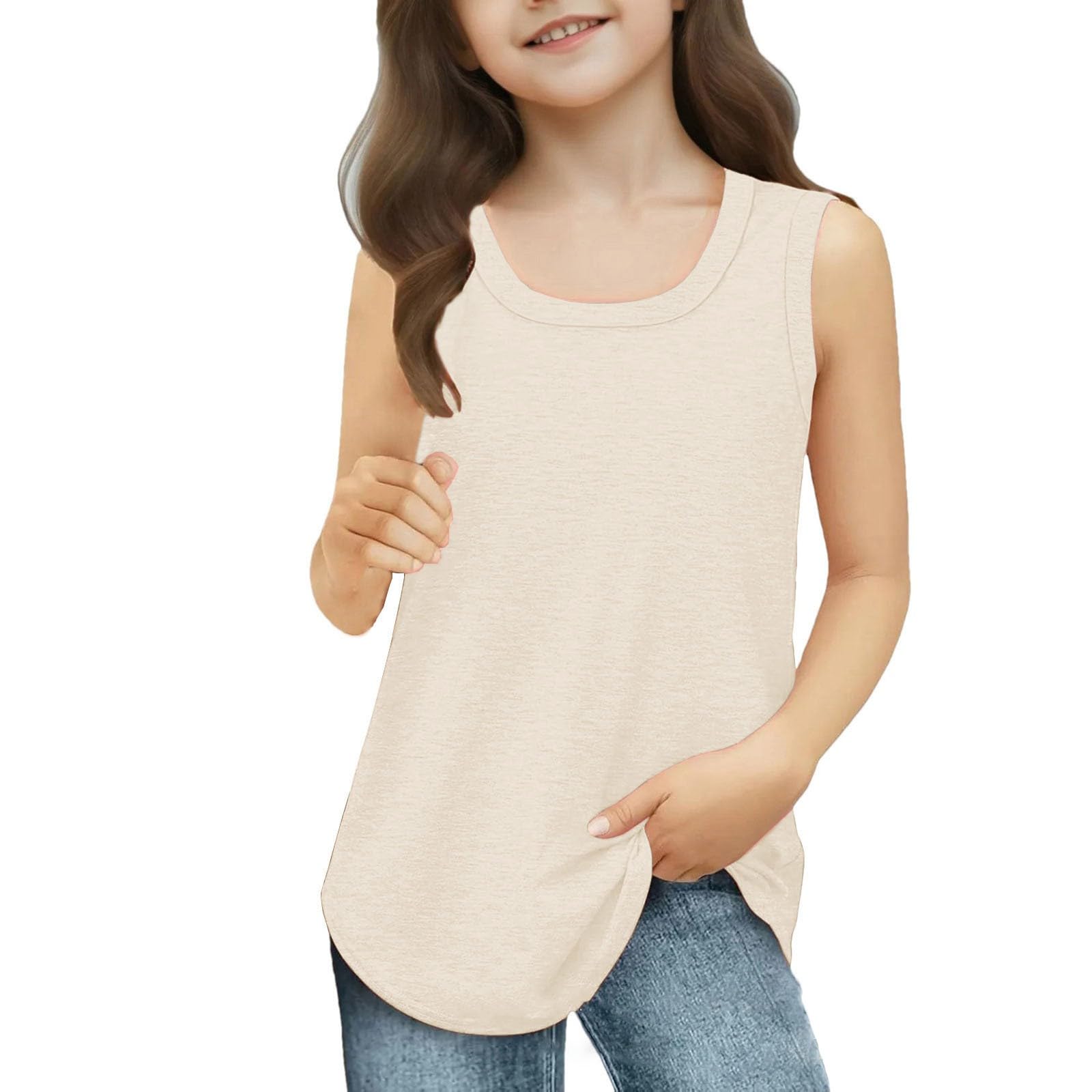 Yiouyisheng Unisex Kinder Tank Top – ärmellos, Bedruckt, Atmungsaktiv – Perfekt Für Sport, Party & Alltag (3–15 Jahre)