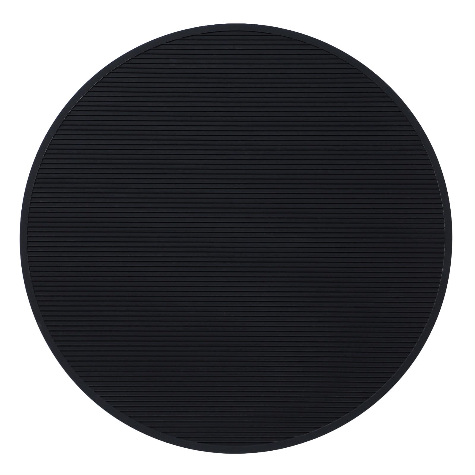 Pet Grooming Table Non-Slip Mat - Padded Mat for at-Home Grooming Dogs and Cats,Bathing Mat for Pets, Diameter: 22.4inch/57cm (Black, Diameter: 22.4inch/57cm)