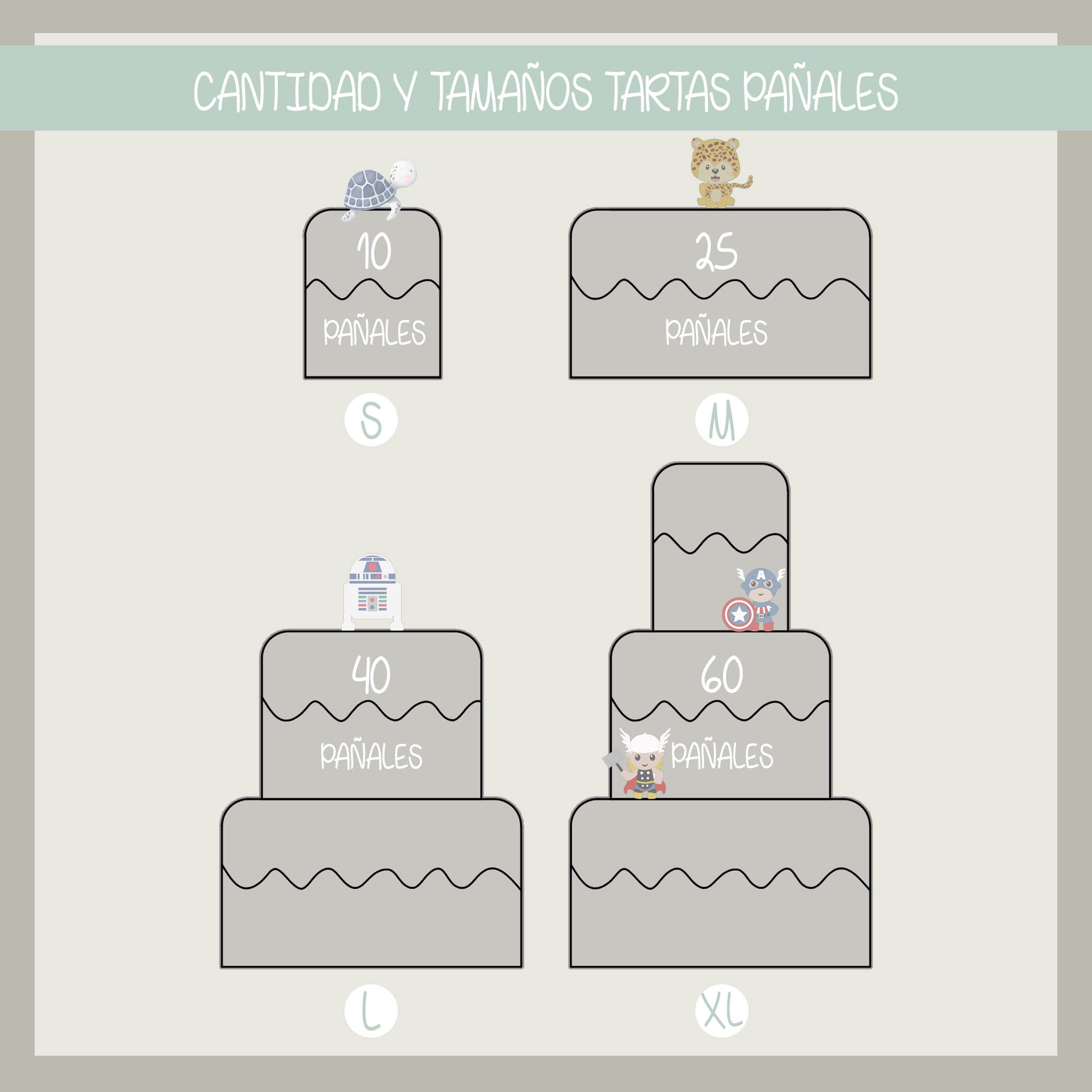 Tarta de pañales princess | Pañales | Regalos recién nacidos | Regalos bebés | Lulamuk
