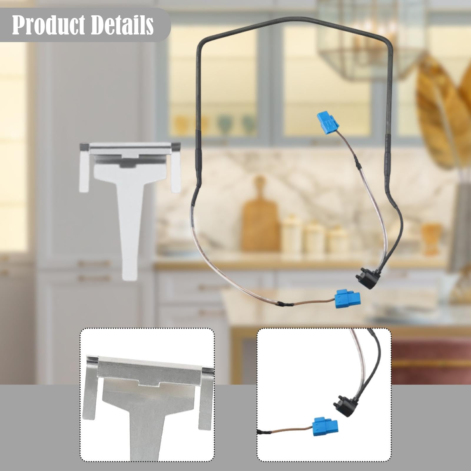 Clip para Tubo de Drenaje de Refrigerador, Evaporador AP5579885, Resistente para Srf527dsist