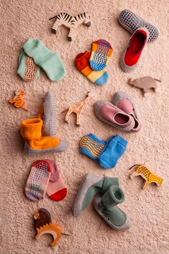 FALKE Stoppersocken Cosyshoe Minis K Hp Wolle rutschhemmende Noppen 1 Paar, Lila Crocus 8305, 25-26