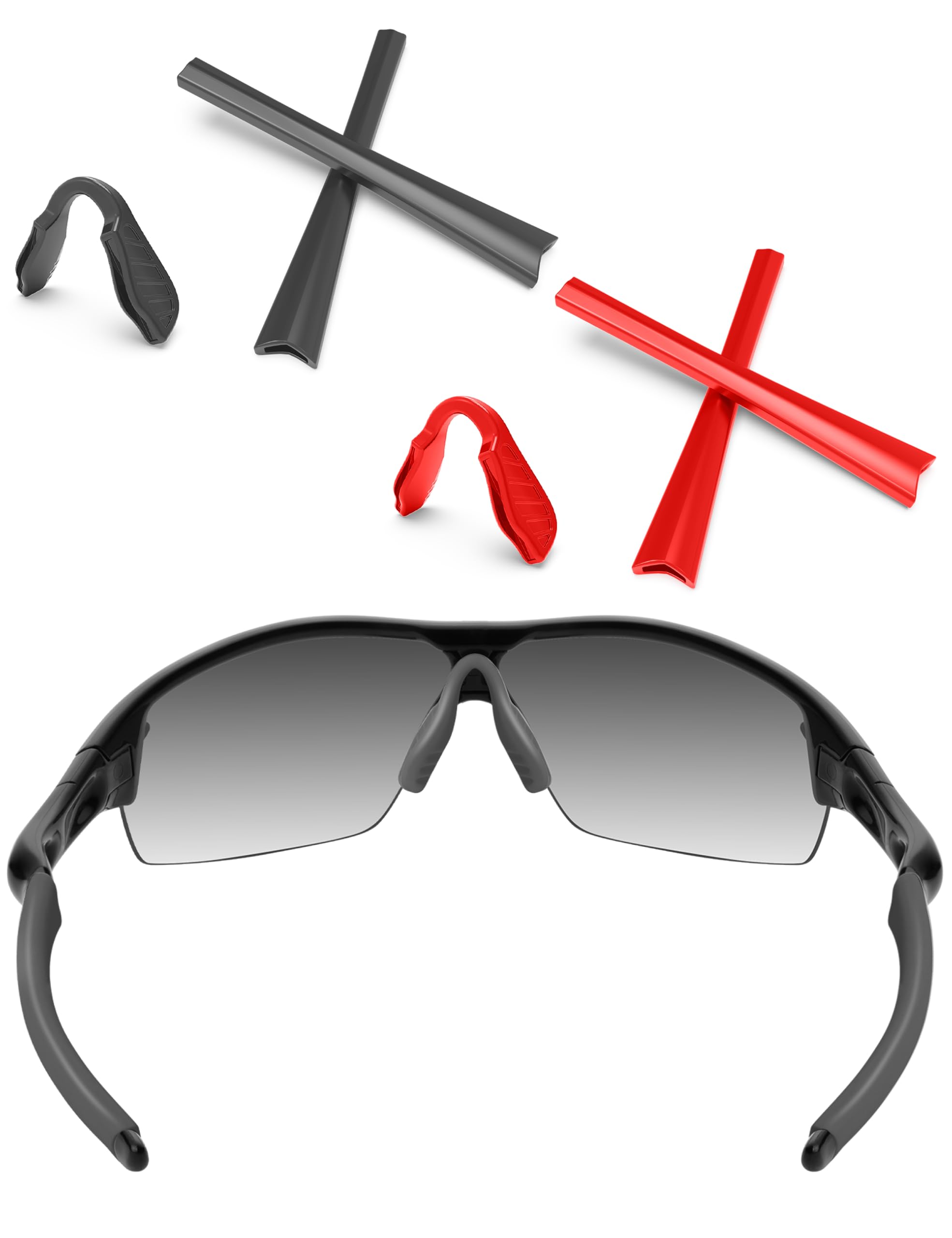 ToughAsNails Replacement Rubber Kits Earsocks and Nosepads for Radar Path/Edge/Range/Pitch/XL Sunglasses