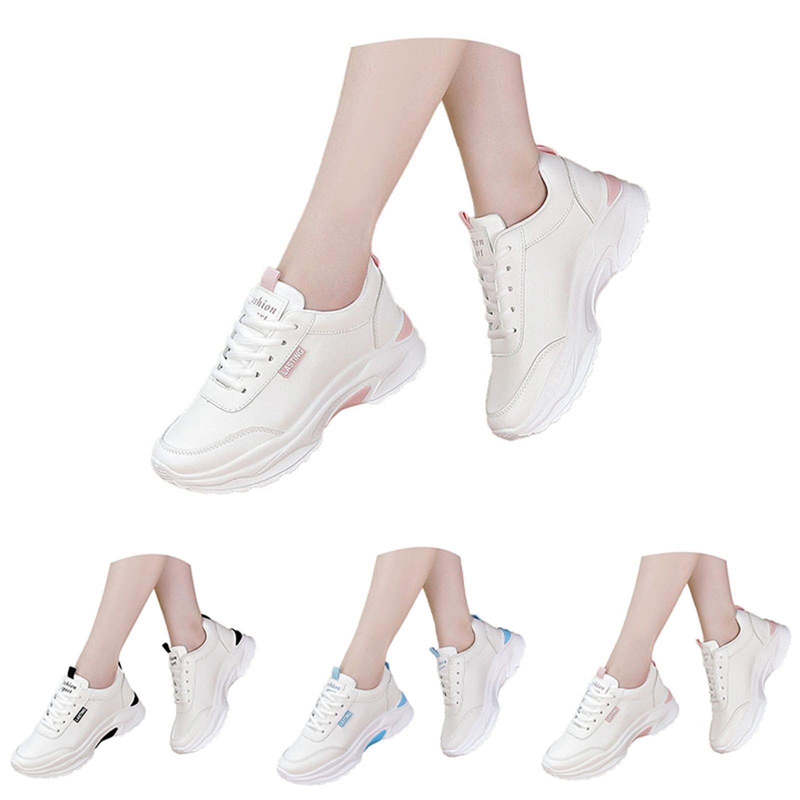 Genérico Zapatillas para Andar Mujer Zapatillas Ligeras Zapatos Deportivos de Otoño E Invierno para Mujer,Zapatos Correr,Casuales Cómodos Deportivas Deportivas