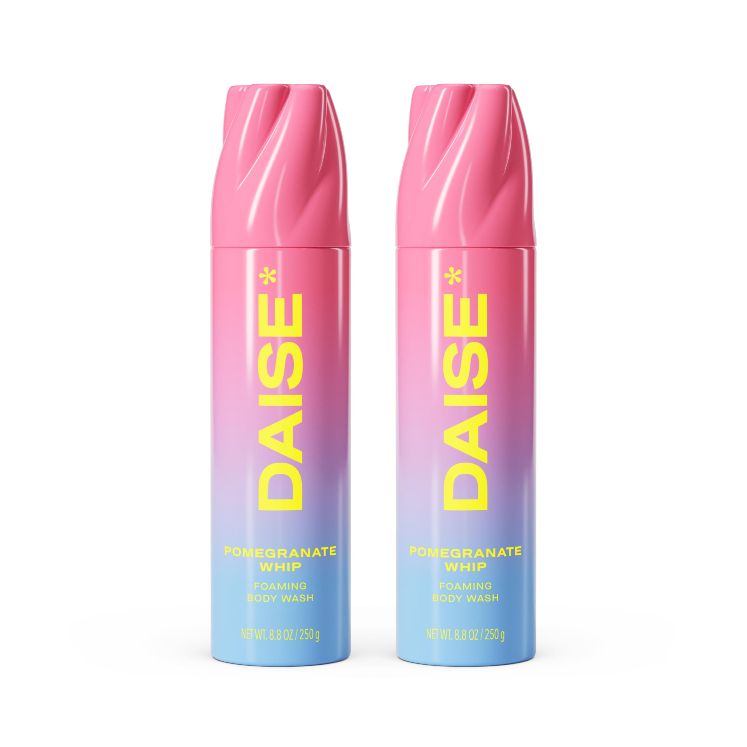 Daise Foaming Body Wash in Pomegranate Whip, 8.8 OZ / 250 g (Pack of 2)
