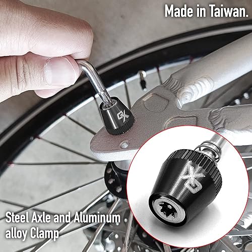 Miniatura 6 de ONIPAX Bicicleta antirrobo de bloqueo Pincho 7 lóbulos Bicicleta Rueda Hub Seguro