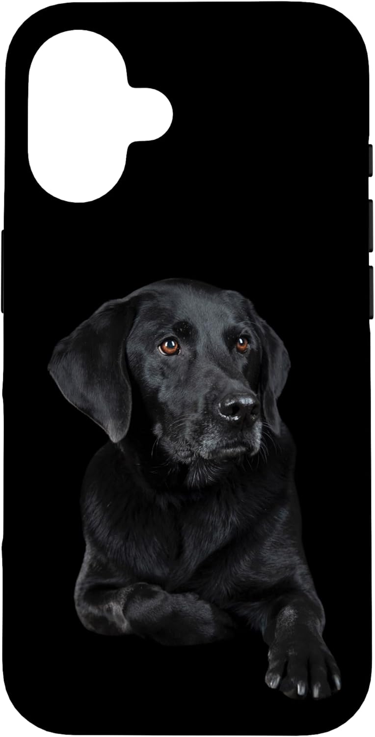 So Cute Black Labrador, Cute Labrador Retriever Case for iPhone 16