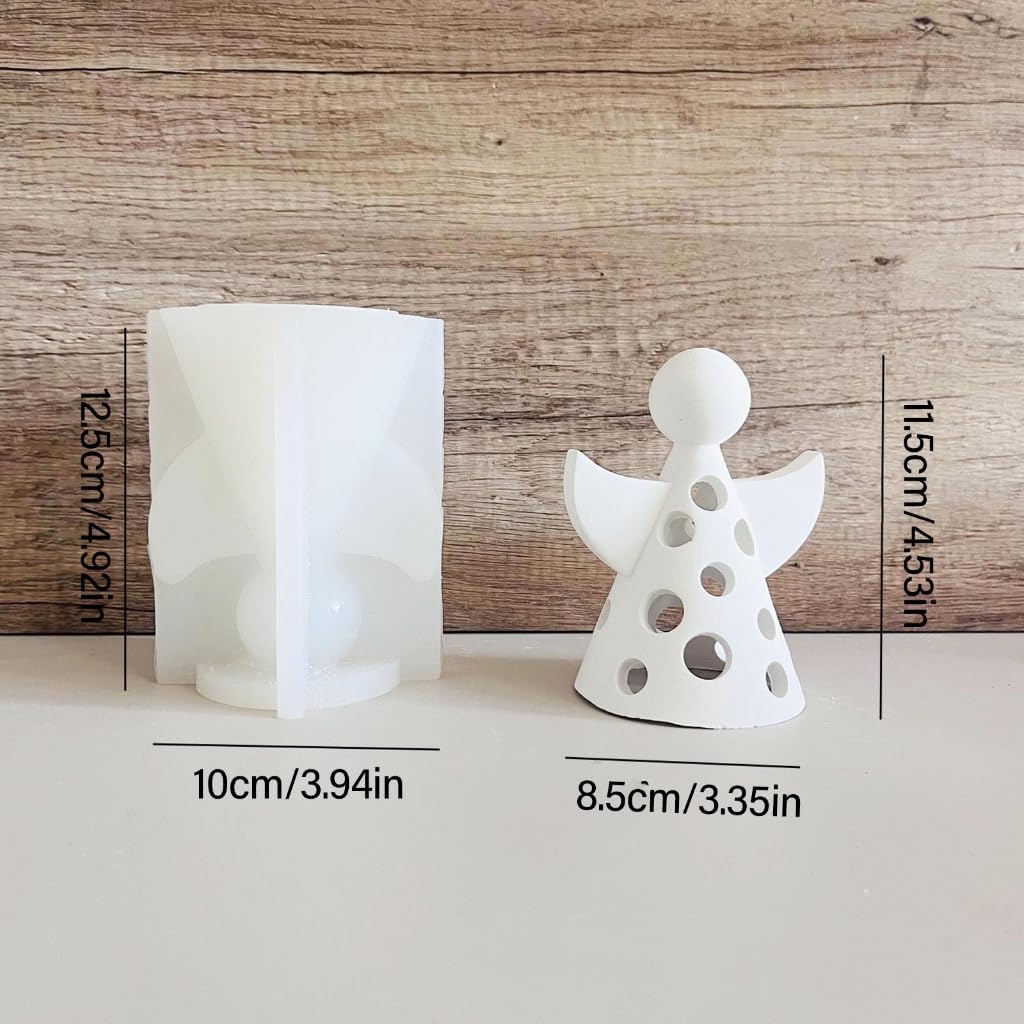 Figurine Angelic Sturdy Silicone Squeeze Mould Set Craft Supplies for Kids Creativity and Home Decoration Enhancement