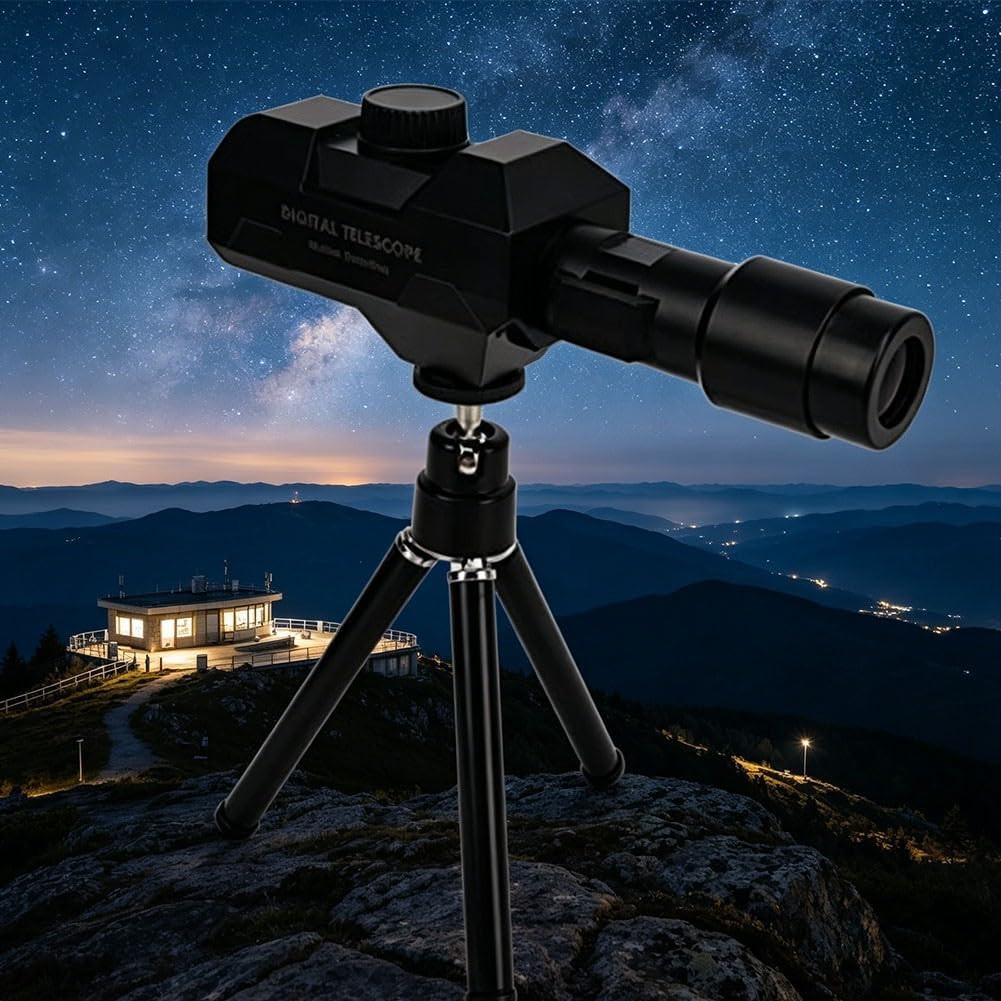 Telescopio monoculare 70x zoom ottico flusso WiFi per birdwatching concerti teatro con supporto smartphone