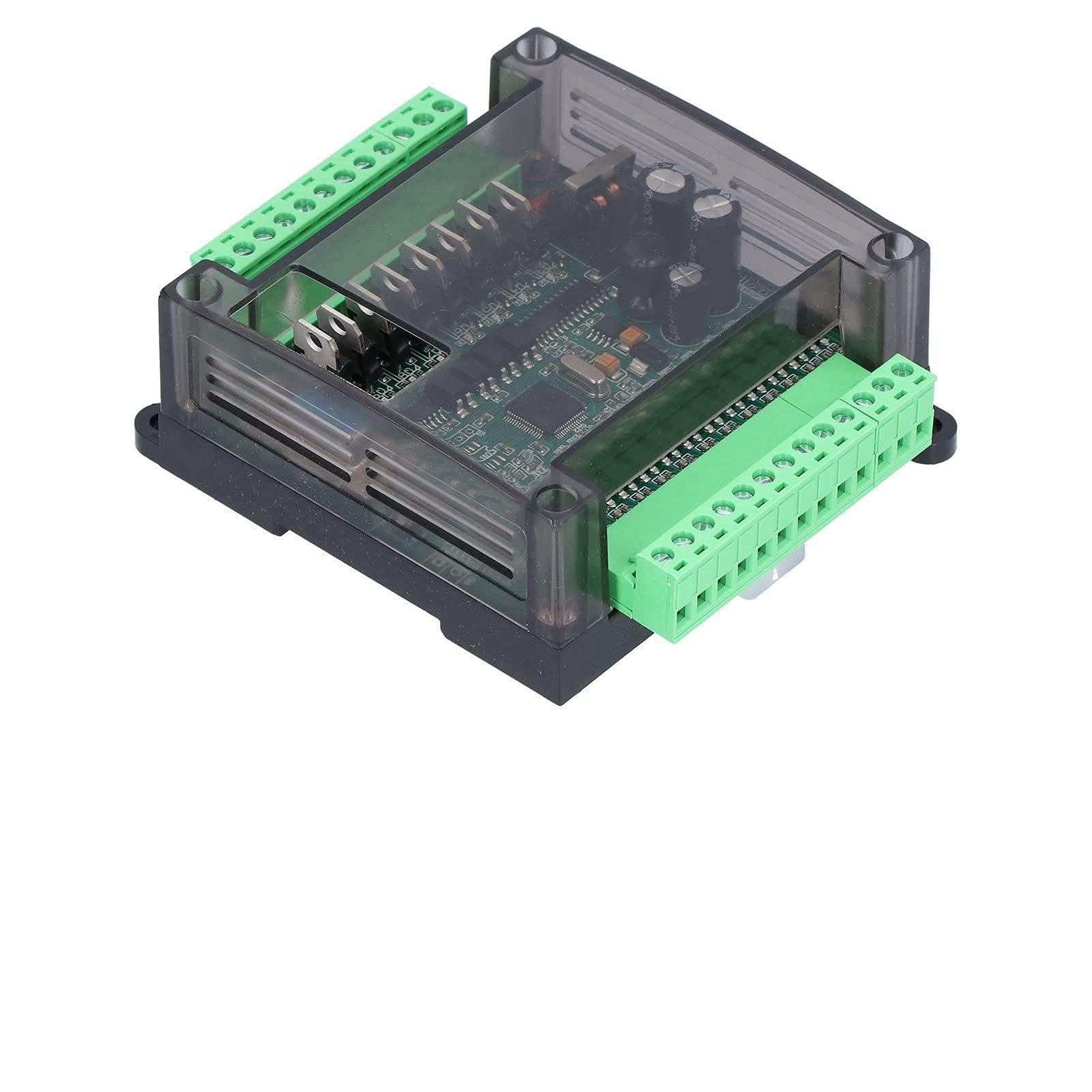 Modulo Controller Logico con Uscita a Transistor della Scheda di Controllo PLC 2N20MT con capacità di Memoria di 8000 Passaggi per Motori Passo-passo e Valvole Idrauliche (aggiungi conchiglia)