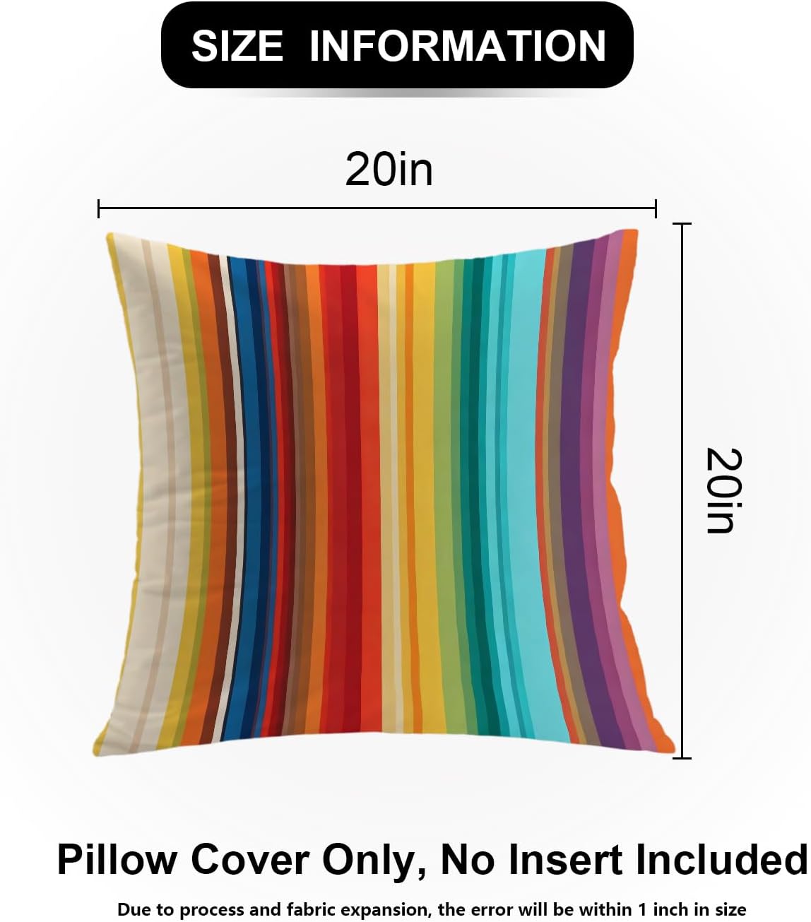 Shrahala Blue Calligraphy Canvas Decorative Throw Pillow Cover, Painting Abstract Oil Paint China Square Pillowcase Blended Double-Sided No Inserts for Bedroom Living Room Set of 2 (20 x 20 in)