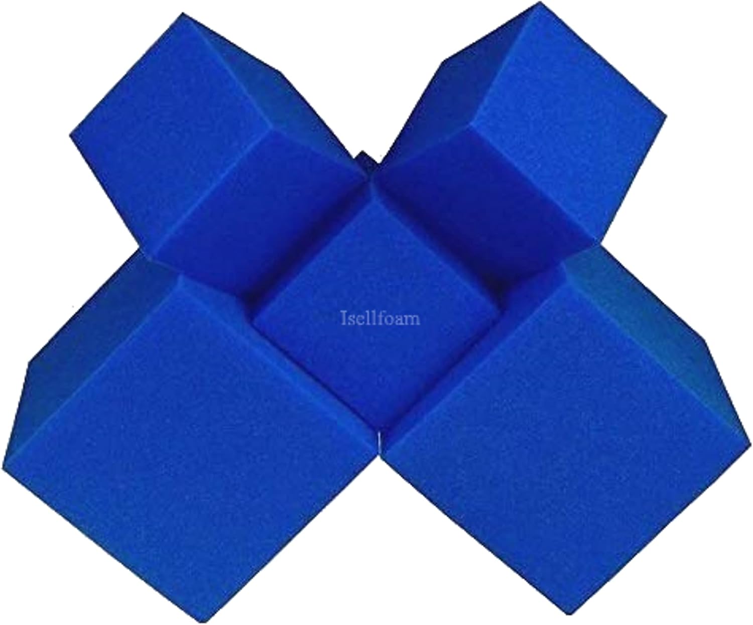 RaceCityFoam Pit Cubes/Blocks 20 pcs. (BLUE) 5"x5"x5" Pit Foam Cubes For Skateboard Parks, Gymnastics Companies, and Trampoline Arenas, Certipur-US Certified Foam, Made in USA