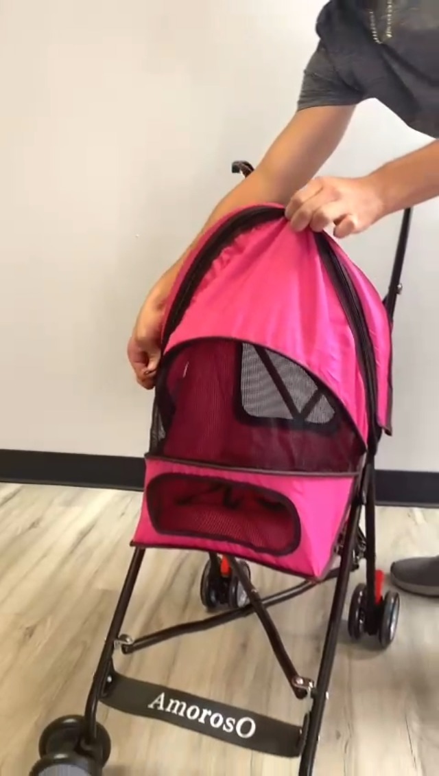 Watch AmorosO Umbrella Pet Stroller on Amazon Live