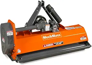 MechMaxx 48'' inch PTO Powered 3 Point Light-Duty Tractor Flail Mower, Model EFS48