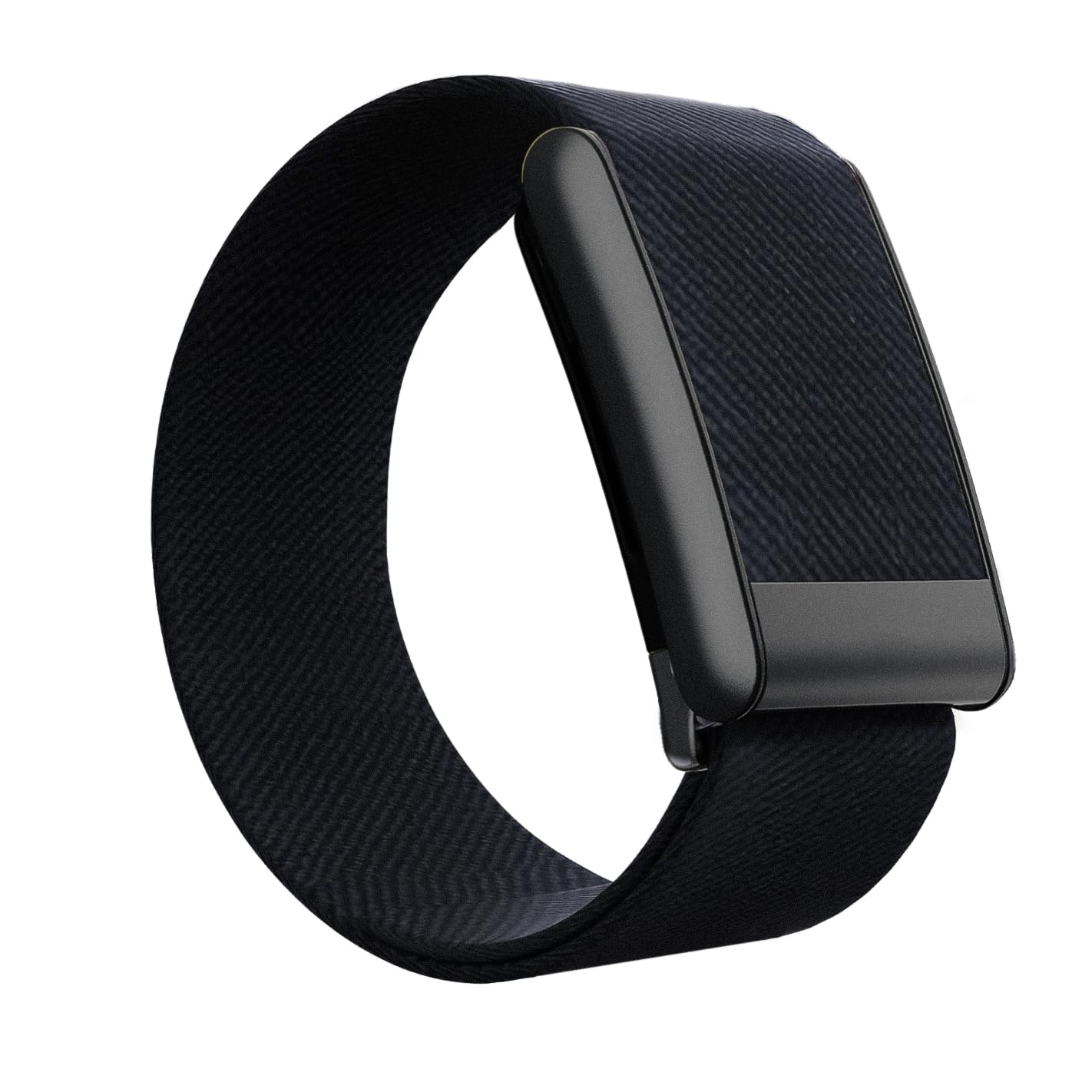 AR LABS WHOOP 5.0 Compatible Premium Nylon Wrist Band | Premium Stretch Weave | Includes U-Shaped Bracket | Fits WHOOP 5.0 MG & One/Peak | Affordable, Stylish & Comfortable (Onyx Black)