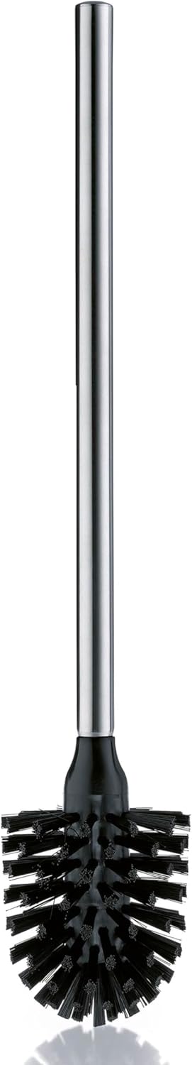 Kela La Brosse 20147 Toilet Brush with Matte Stainless Steel Handle Length 45.5 cm Black