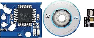 HUAYUWA Game Upgrade Kits (Black, Version: NTSC-U) Fits for Gamecube SD2SP2 Mircro SD Card Adapter SDLoad SDL TF Card Reader Xeno Chip Mini Disc Spare Parts