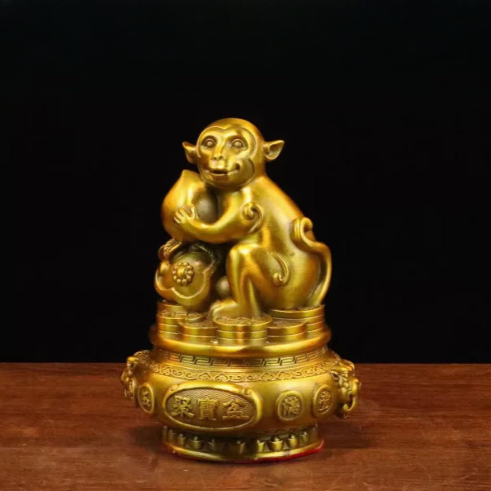 Aottsd Household Buddha Statue Large Living Room Enshrine Table Sculpture 31Cm