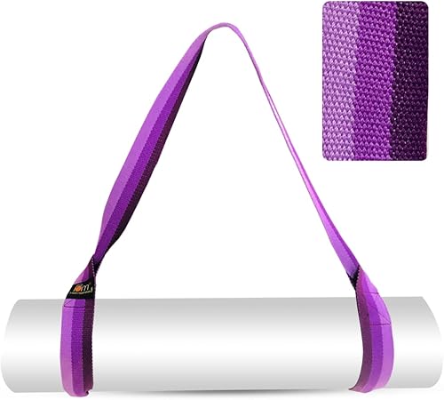 Miniatura 7 de Samadhaan Yoga Mat Strap for Carrying, Adjustable Mat Holder Carrier Sling with Thick, Durable & Comfy Texture Stretching