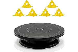 11-inch Paint Turntable: The Ultimate Canvas-Acrylic-Pouring Paint Spinner & Sculpting Wheel