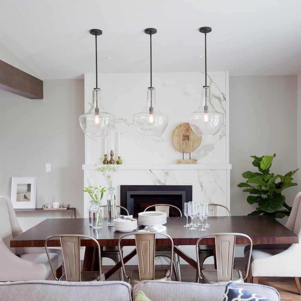 Simple Deluxe 20 Feet Lamp Cord Extension Pendant Light Hanging Lantern E26 Socket (No Bulb Included), White