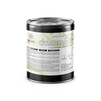 Alliance Chemical Cyclohexanone ACS Reagent Grade - 5 Gallon Pail - High Purity Industrial Solvent & Paint Thinner