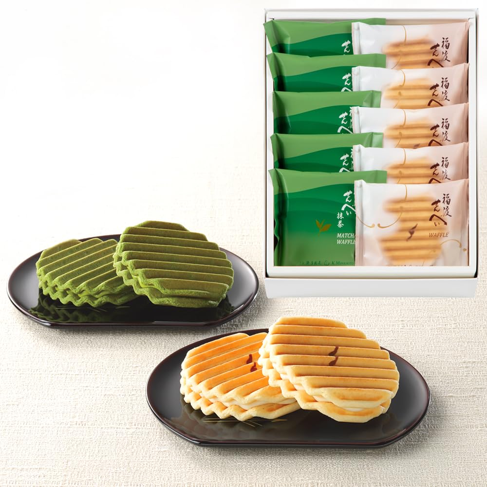Amazon | 宗家 源吉兆庵 福渡せんべい抹茶詰合せ 10枚入（ギフト