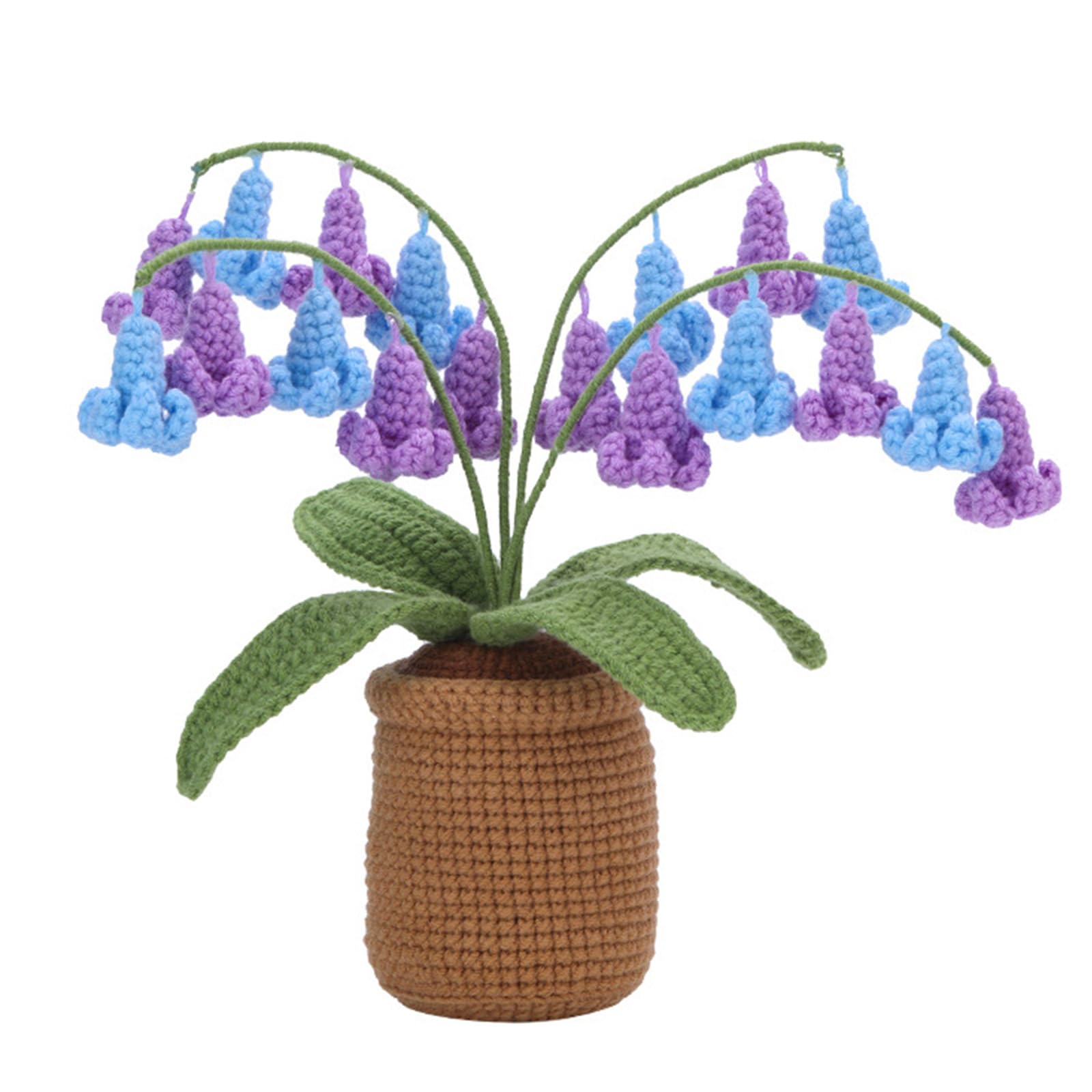YWLUUOO Potted Kits Starter Pack with Yarn Balls, Crochet Accessories Crochet Potted Kits, for Beginners