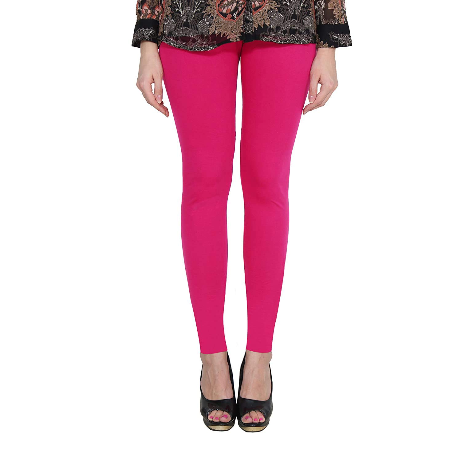 Women's Regular Fit Leggings (APIND_Maharani Pink_Free Size)-image-44