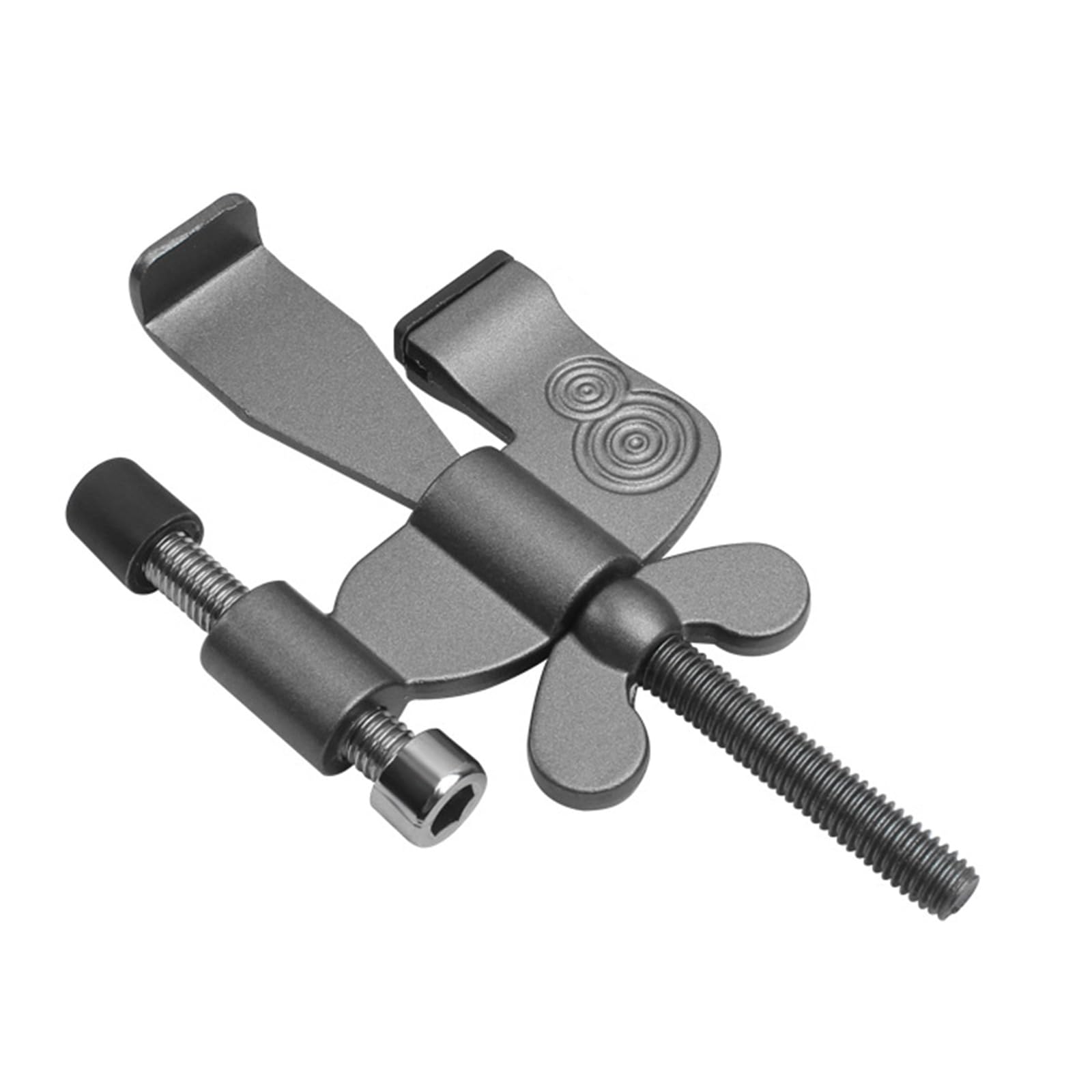 Tertioi Gray Anti-Theft Door Stop Travel Lock Zinc Alloy Buckle Anti-Theft Durable Portable Hotel