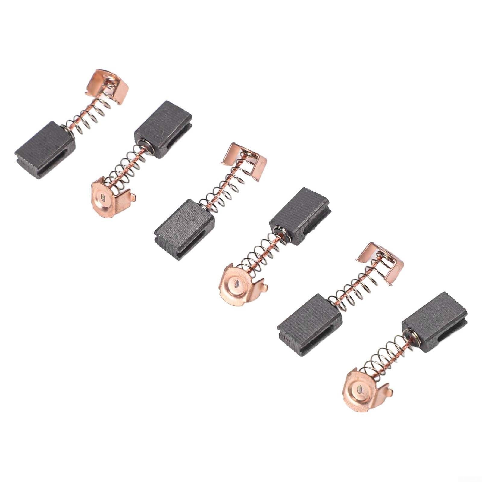 HpLive 6 Spazzole Di Carbone 5 X 8 X 12 Mm Ricambi Per Smerigliatrice angolare Per G720, In Carbonio E Metallo, Durevole, Adatto Per Motori Elettrici E