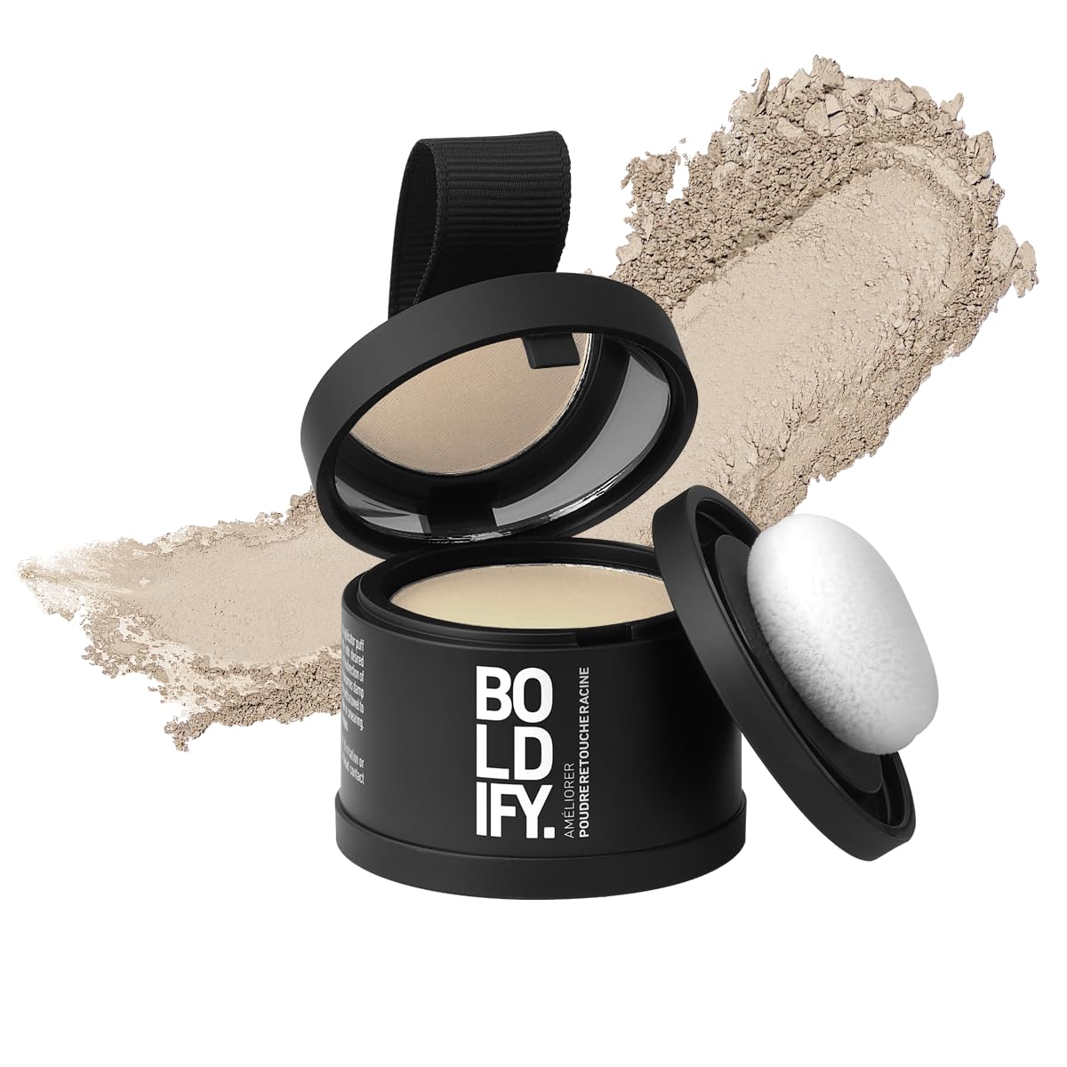 BOLDIFY Poudre de Retouche Racines Blond Clair – Couverture Instantanée et Longue Durée pour Hommes et Femmes – 4g