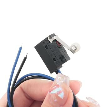 Black Micro Switch Waterproof IP67 Sealed Roller Lever Limit Switch