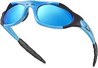 Vista 42 de X LOOP Youth Sports Polarized Sunglasses for Boys Kids Teens Age 8-16 Baseball Wrap Around UV400 Glasses