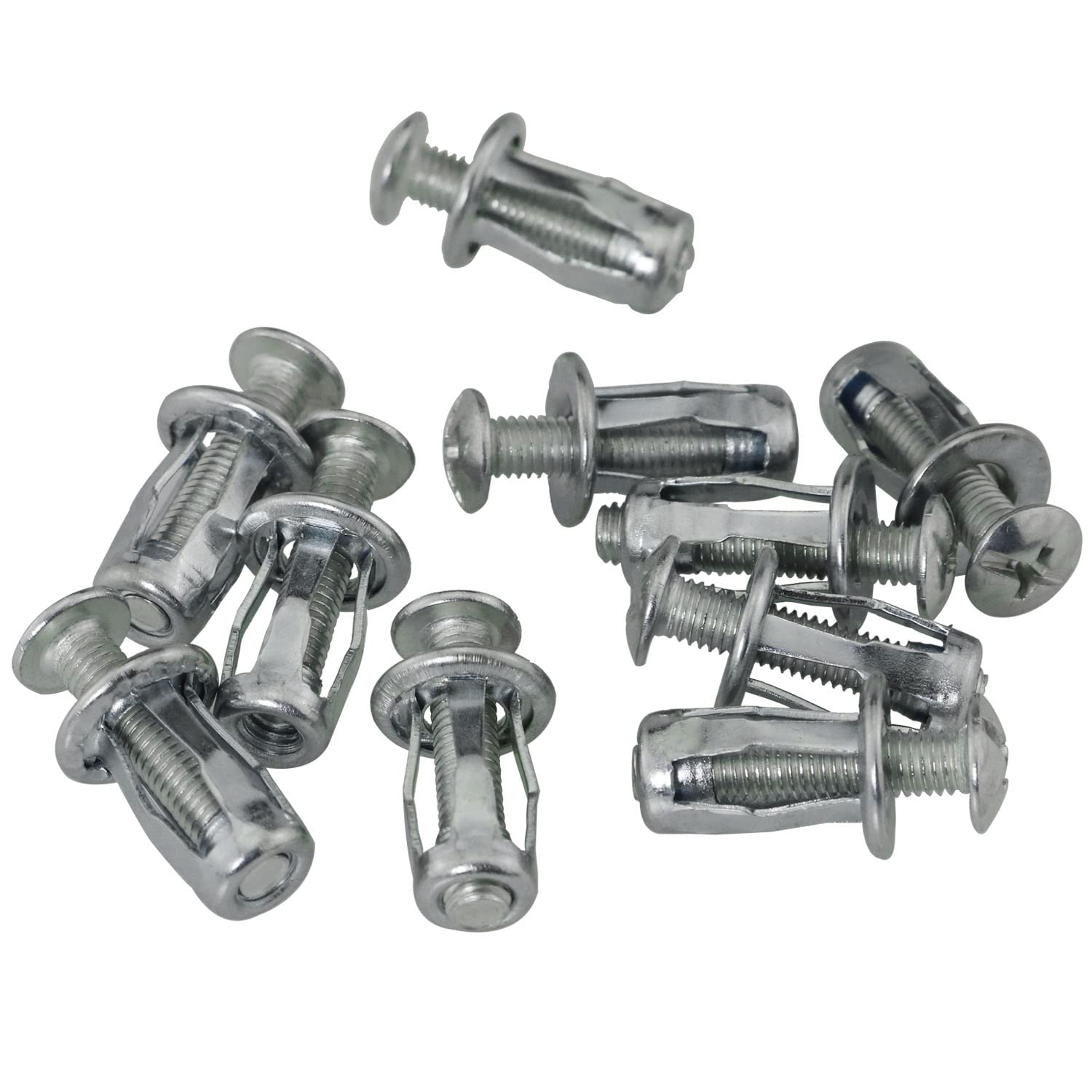 Photo 1 of 10PCS M5 Jack Nuts Petal Nuts with Screw for Hollow Wall Iron Skin