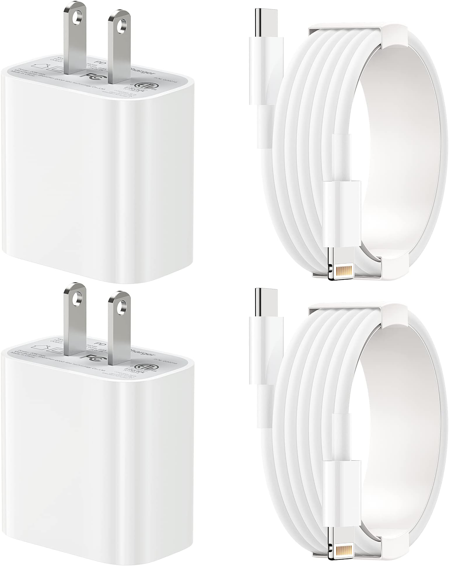 pautron [Apple MFi Certified iPhone Charger 20W Fast Charging Cord Wall Charger with 6Ft Type C to Lightning Cable, Compatible with iPhone 14/13/12/11 Pro Max/XS MAX/XR/XS/X/8/7/Plus/6S/6/SE/5S/iPad