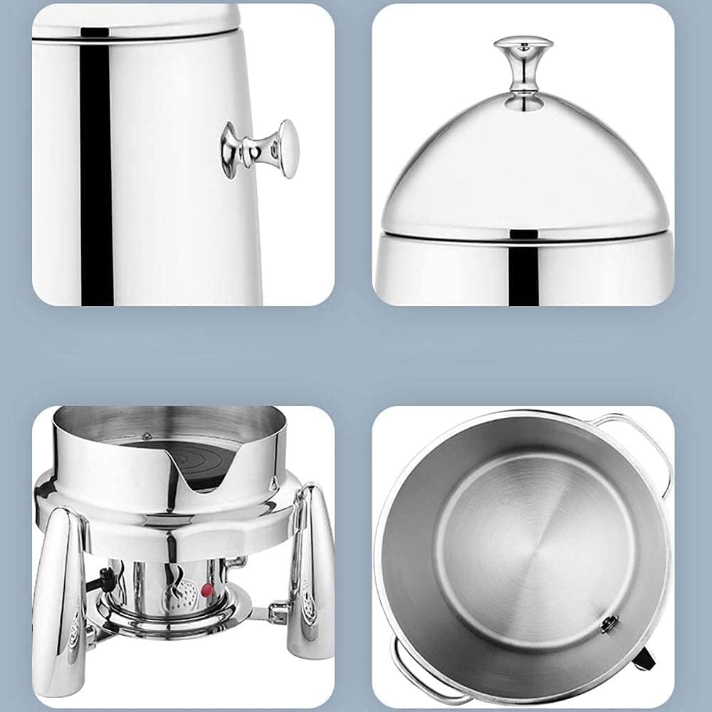 Beer Dispenser, Beer Barrel with Cooler Beer Dispenser 304 Stainless Steel Beverage Dispenser 5 Liter Capacity Coffee Pot Bar Club Party (Silver 5L)