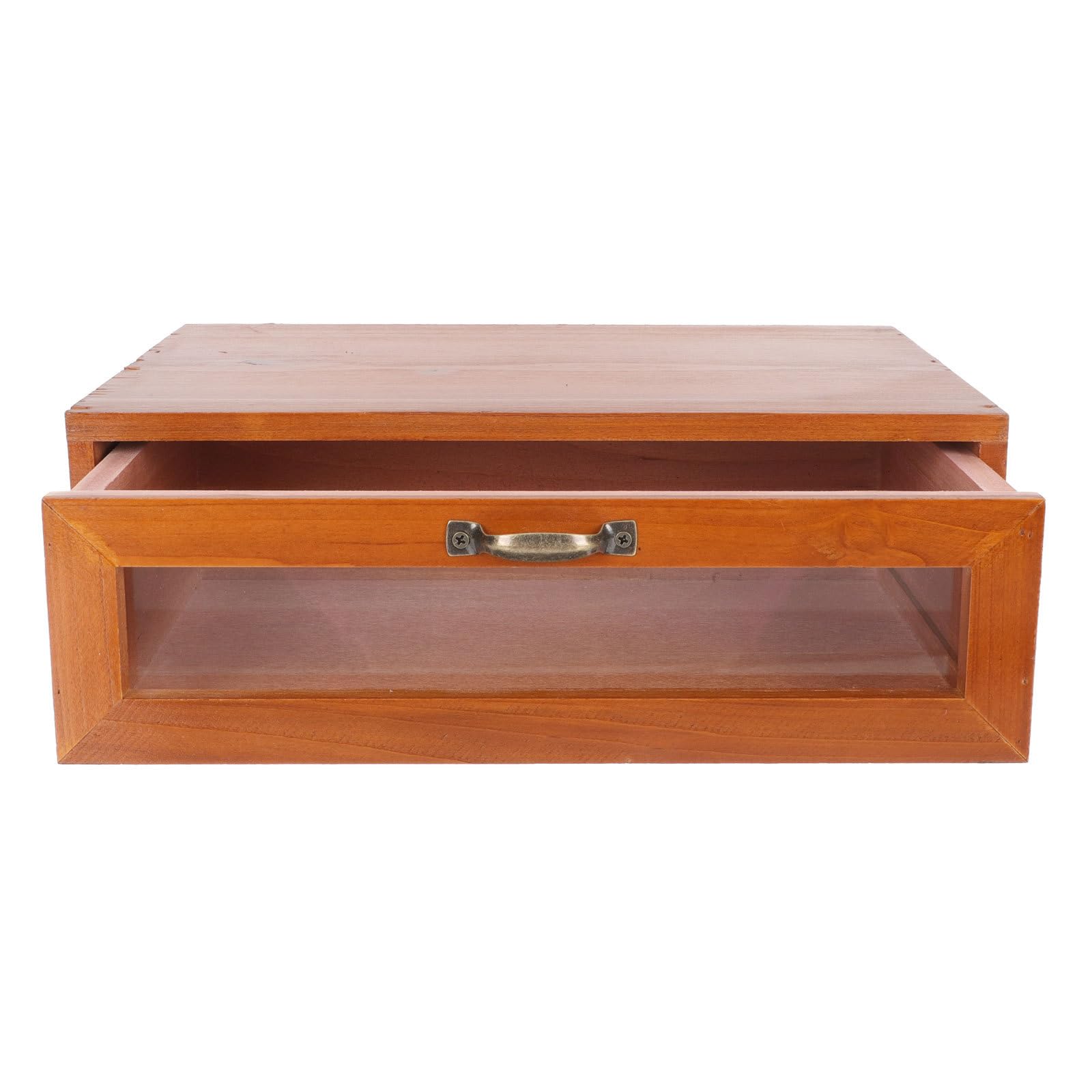 Support d'écran ordinateur bois vintage pour optimiser l'espace de votre télétravail