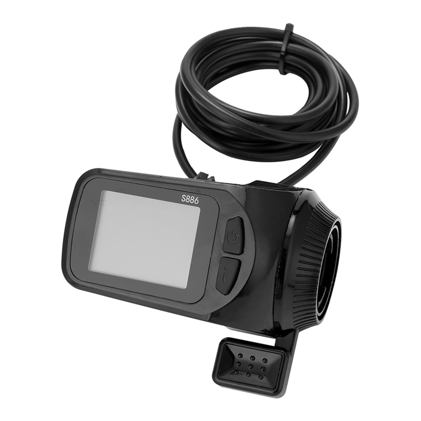 2 4V / 36V / 48V S886 LCD Panneau d'affichage Panneau d'accélérateur for vélos électriques adaptés au Scooter E-Scooter Pièces de Scooter