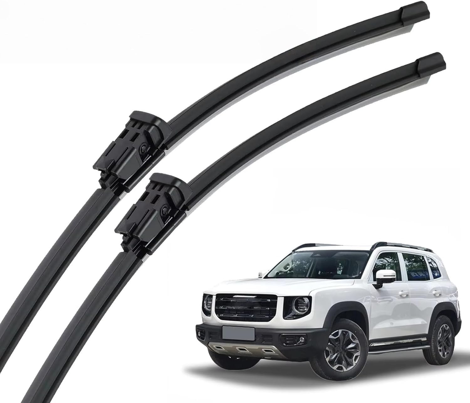 nwsplmy Front Windscreen Wiper for Haval Dargo MK1 2020-2023 24"+18", Silent All-Season Replacement Blades Streak-Free Easy Install