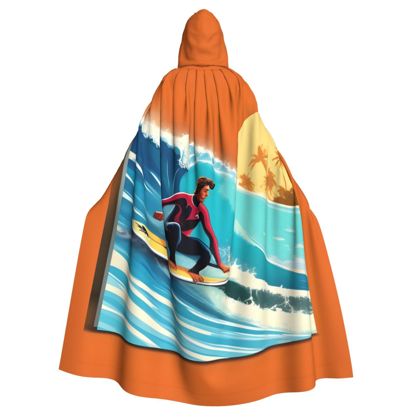 Cape de cosplay hawaïenne à capuche pour masquer vos complexes - 8