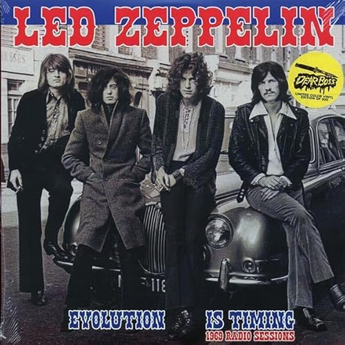 Album Art for LED ZEPPELIN : EVOLUTION IS TIMING 1969 RADIO SESSIONS - NEW SEALED 300 LTD EDITION COLORED DOUBLE VINYL LP by Led Zeppelin