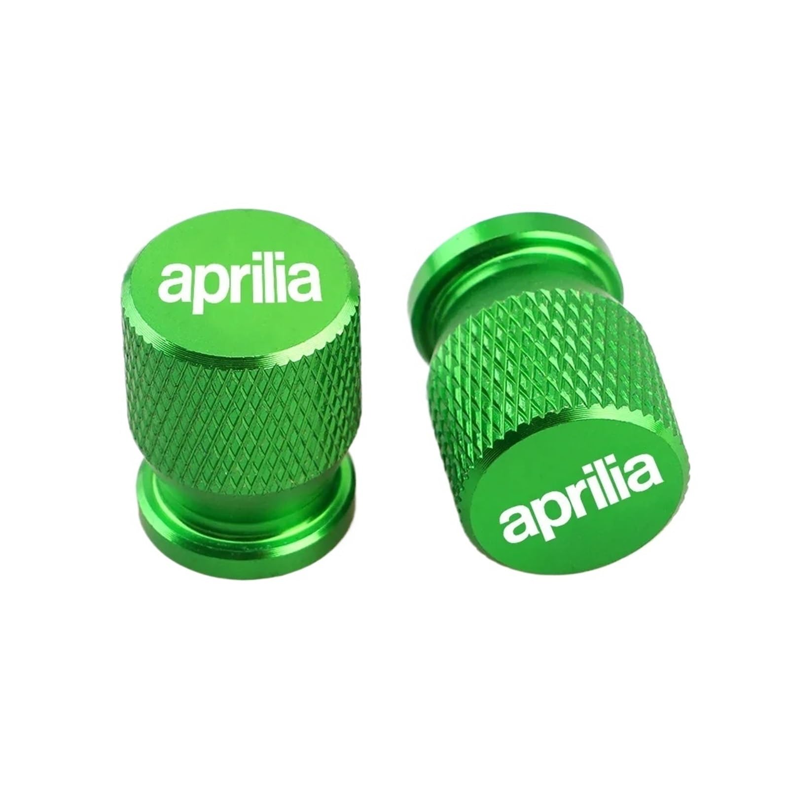 Wheel Tyre Valve Cap Stem Cover Compatible with Aprilia RSV4 RS125 RS660 RS 457 Tuono Tuareg 660 RSV1000/R Caponord Motorcycle Accessories(Green)