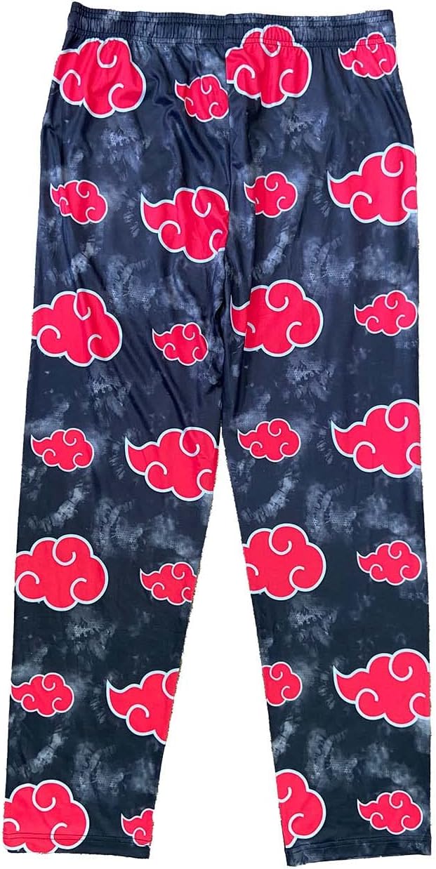 Bioworld Naruto Shippuden Mens' Akatsuki Clouds Pajama Sleep Lounge Pants - Image 2
