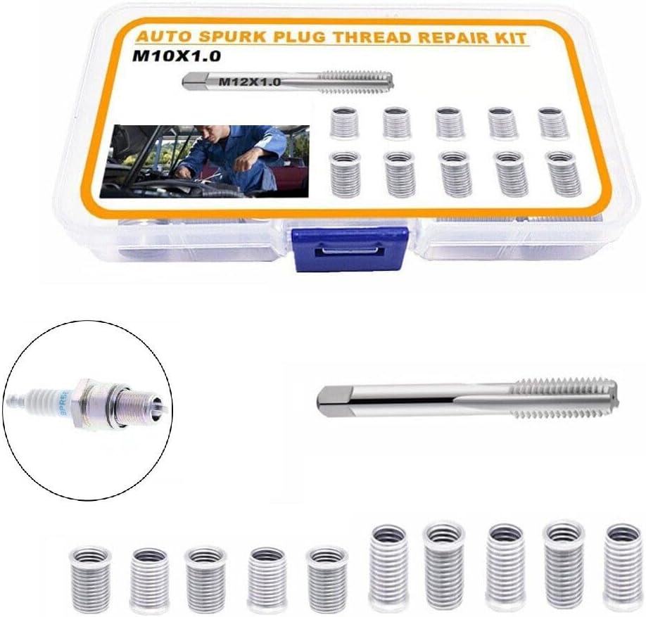 M10*1.0 Spark Plug Repair Thread Repair Kit Hole Repair Thread 10mm*10