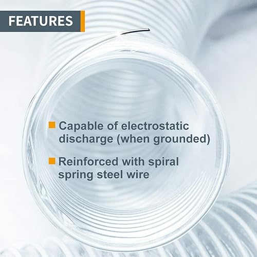 Vista 47 de POWERTEC 2-1/2 pulgadas ID Y accesorio para tuberías de recolección de polvo de 2-1/2 pulgadas de diámetro exterior, adaptadores y accesorios